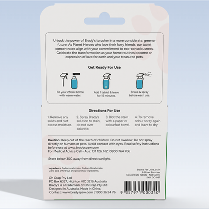 Brady's Pet Urine, Stain & Odour Remover