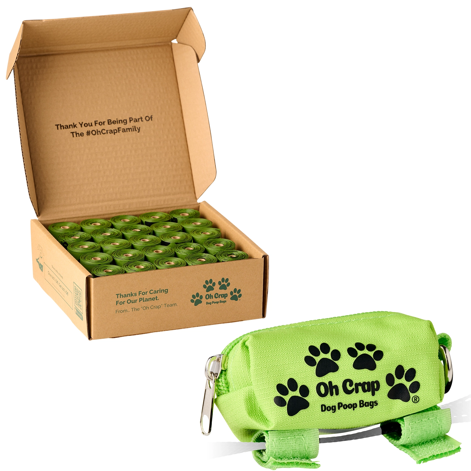 Oh Crap Oh Crap Compostable Dog Poop Bags & Dog Poop Bag Holder