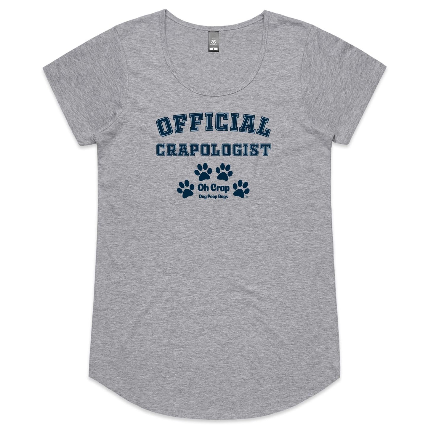 Official Crapologist Women's Scoop T-Shirt: Wear The Change!