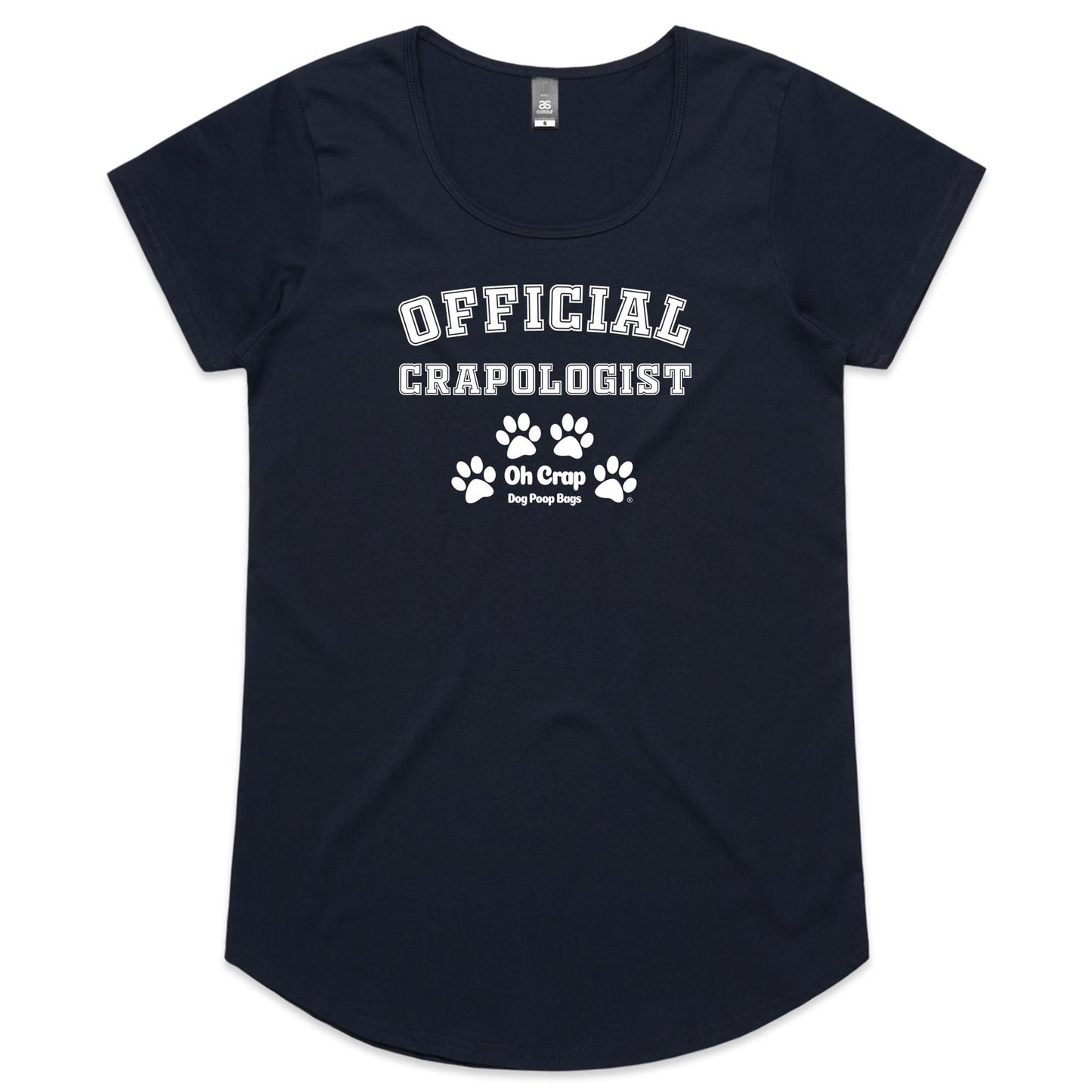 Official Crapologist Women's Scoop T-Shirt: Wear The Change!
