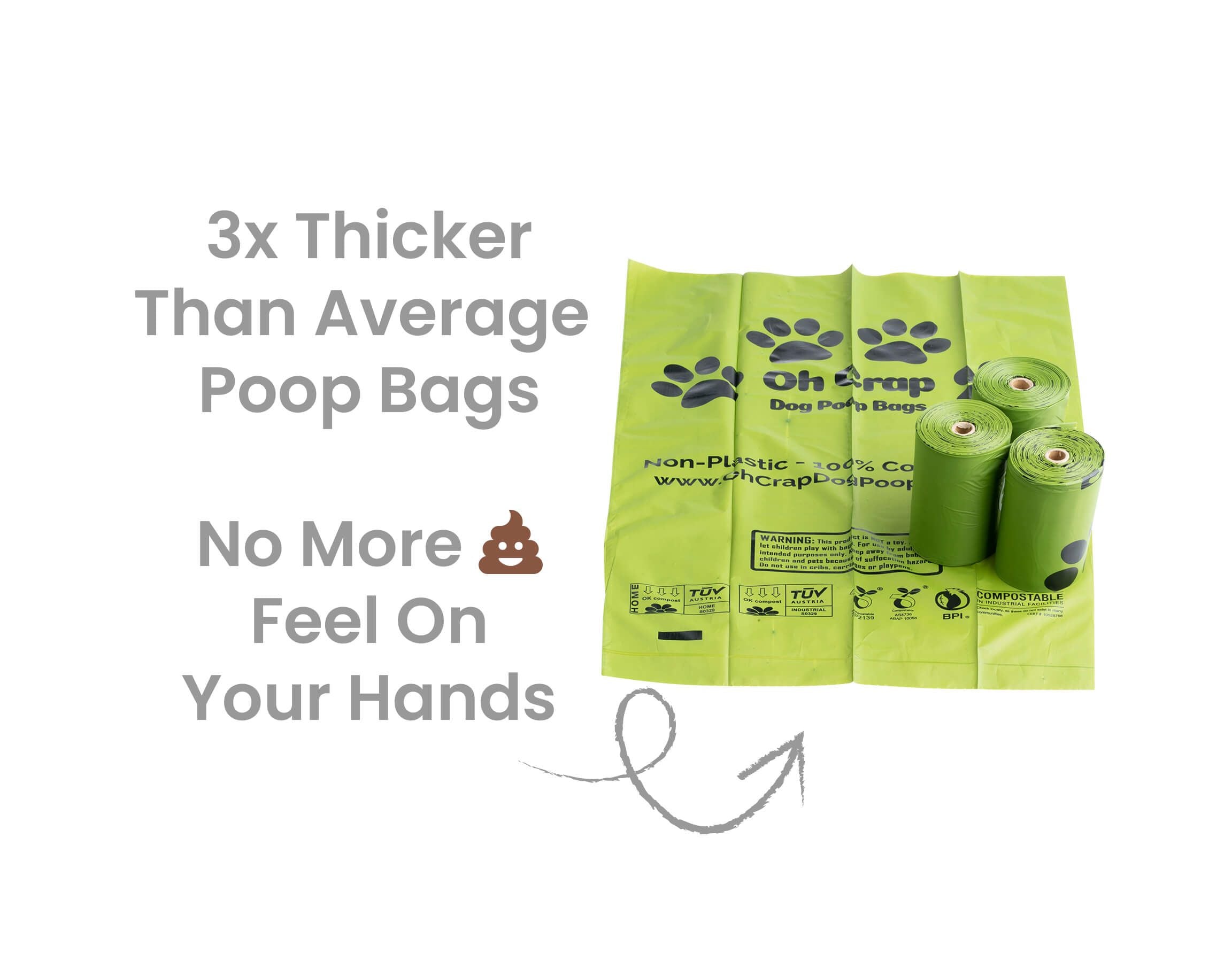 Oh Crap Compostable Dog Poop Bags
